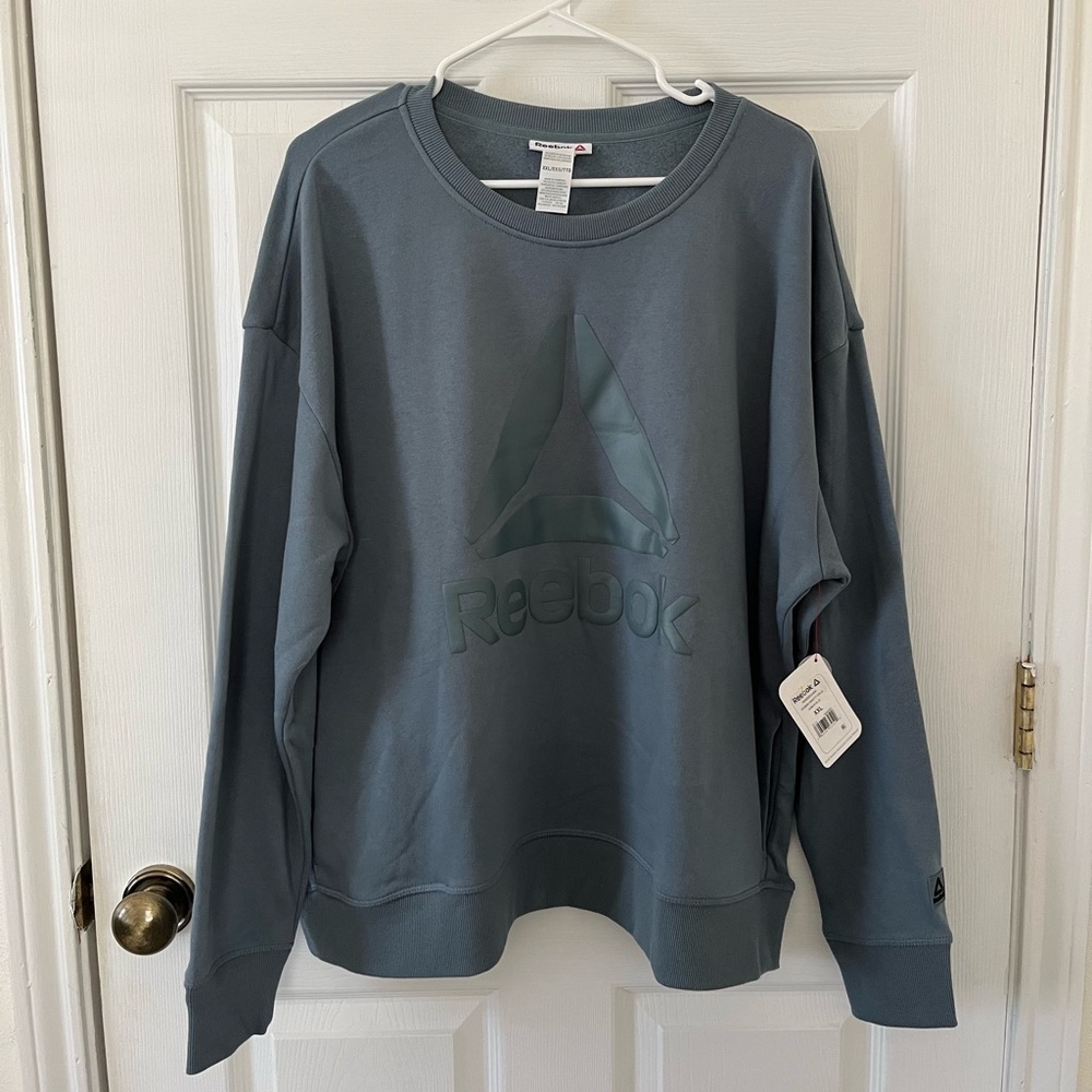 Reebok Women's Blue Crewneck Sweater
